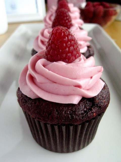 Chocolate Raspberry Cupcakes - Your Cup of Cake