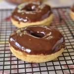 Baked  Cake Doughnuts with Chocolate Glaze
