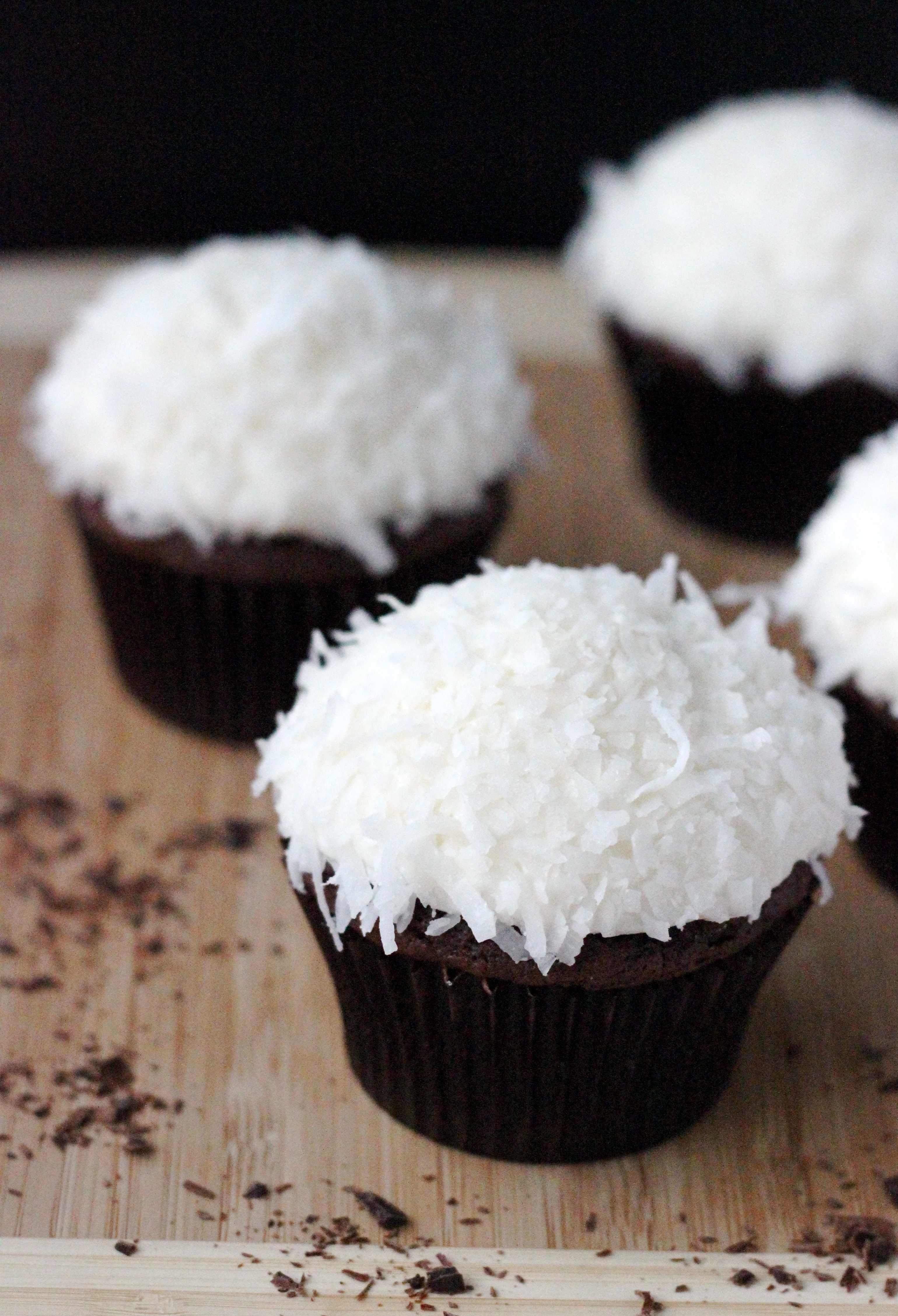Chocolate Coconut Cupcakes  Your Cup of Cake