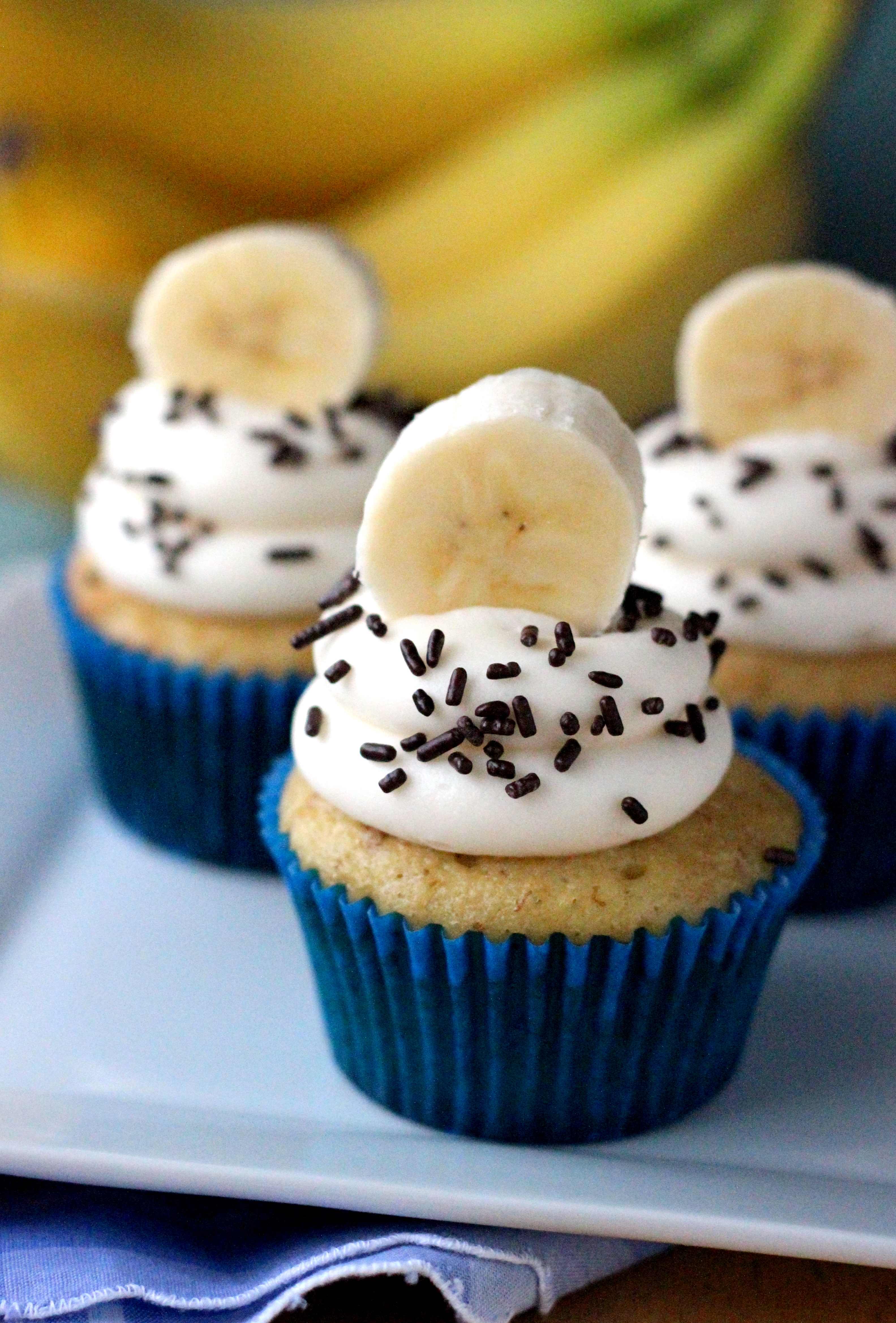 Bananen Cupcakes — Rezepte Suchen