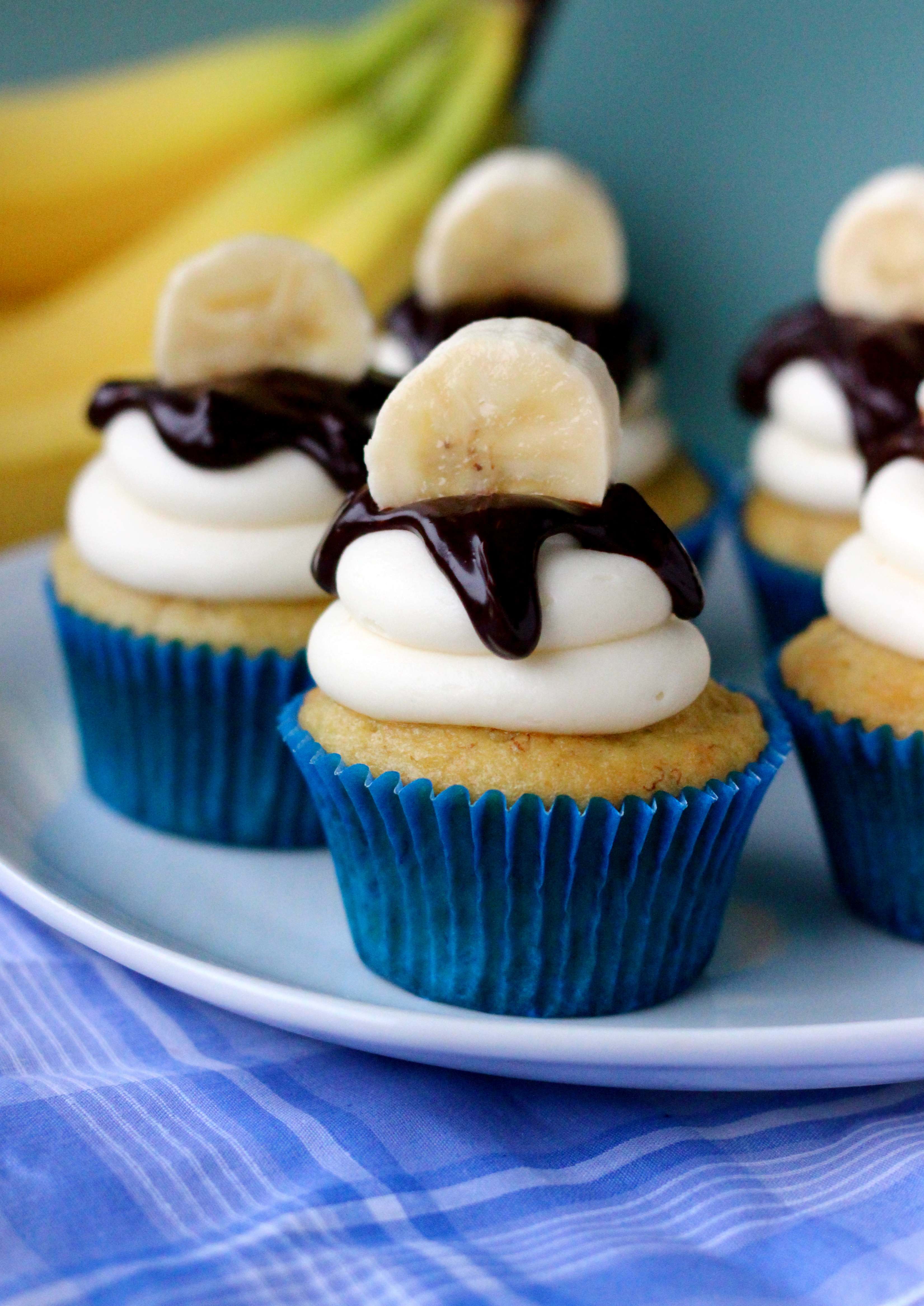 banana cupcakes