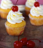 Pineapple Cream Cupcake