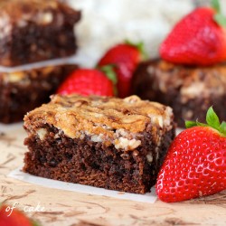Strawberry Cream Cheese Brownie
