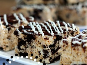 Oreo Rice Crispy Treats