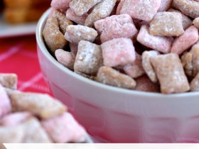 Peanut Butter and Jelly Puppy Chow