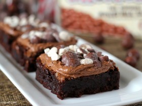Chocolate Malt Brownies