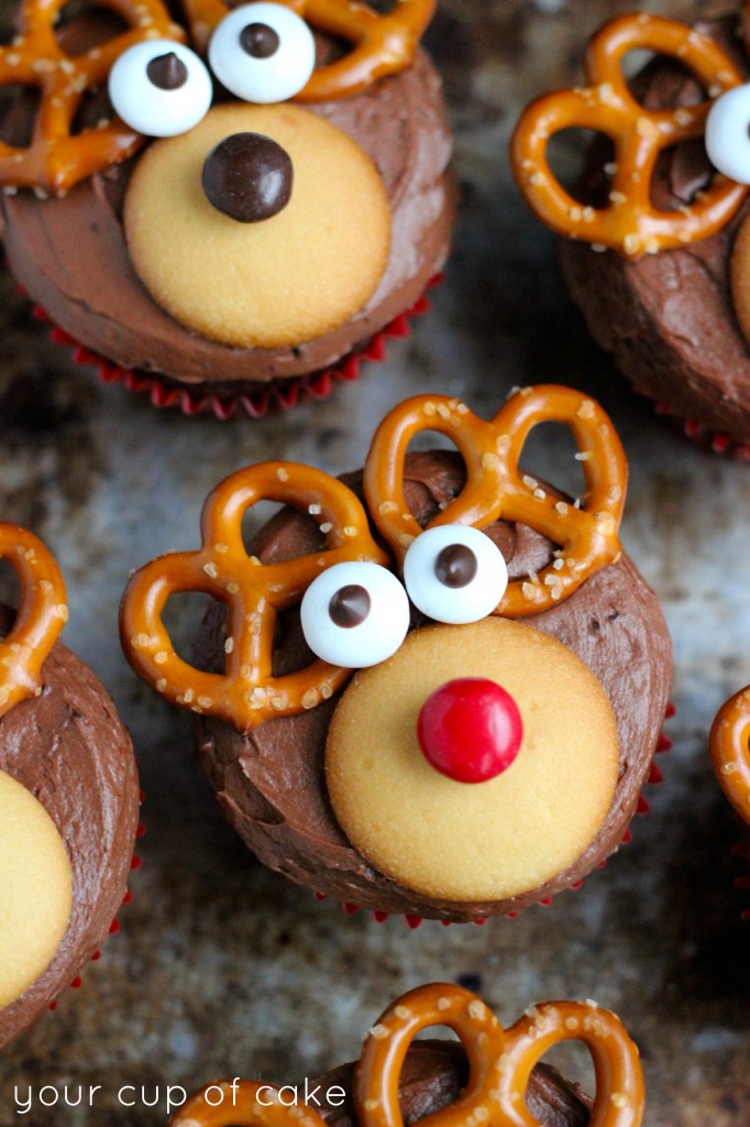 how to make reindeer cupcake