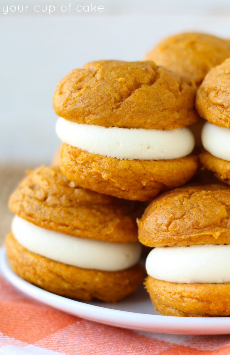 Pumpkin Whoopie Pies Cake Mix