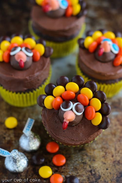 turkey cupcakes
