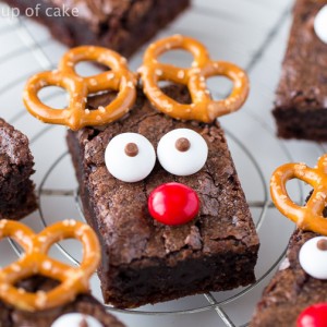 Easy Rudolph Brownies