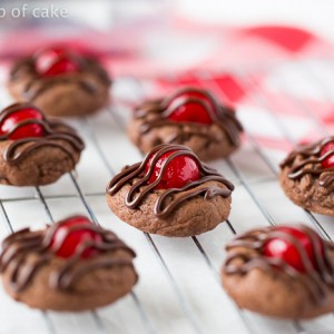 Chocolate Covered Cherry Cookies