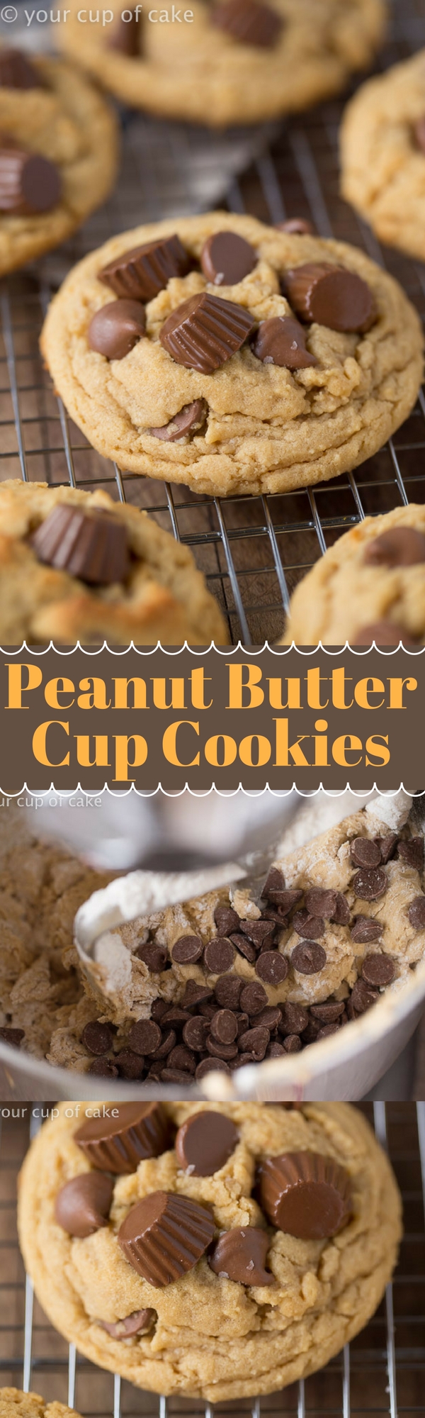 Reese's Peanut Butter Cup Cookies for peanut butter lovers! 
