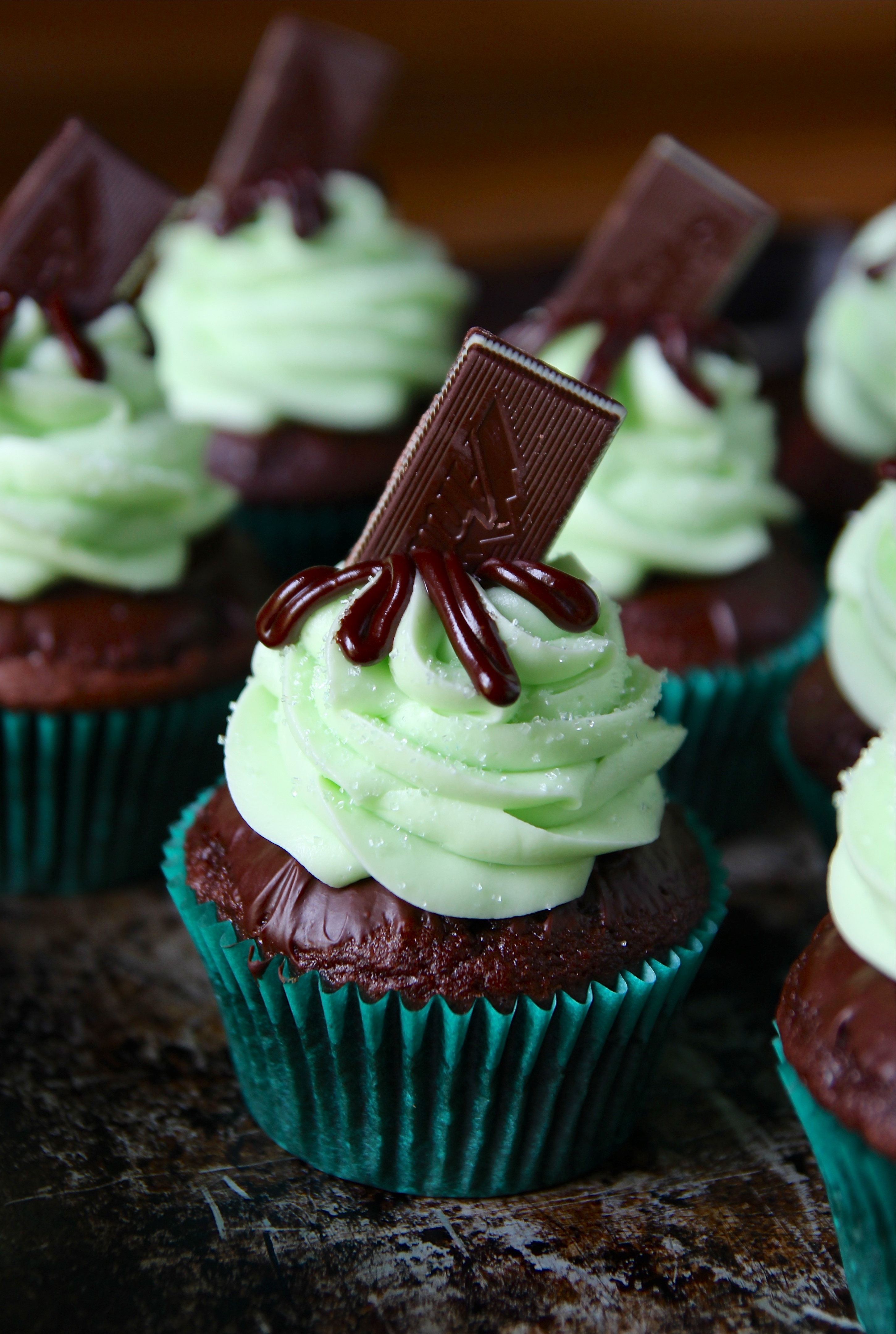 Andes Mint Cupcakes - Your Cup of Cake