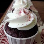 Chocolate Cherry Cupcakes with Almond Buttercream