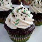 Chocolate Zucchini Cupcakes with Cinnamon Buttercream