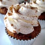 Pumpkin Pie Cupcakes with Whipped Cream