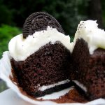 Oreo Cupcakes with Cream Cheese Frosting
