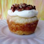 Orange Muffins/Cupcakes with Cream Cheese Topping