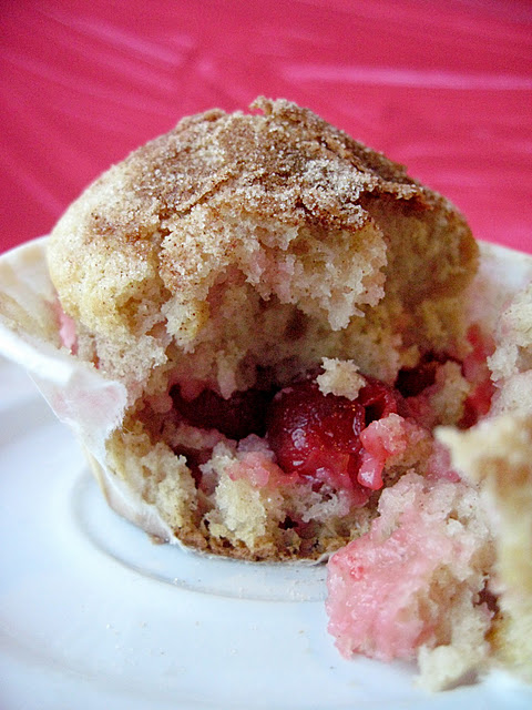 Cherry Cobbler Muffins - Your Cup of Cake