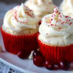 Cranberry White Chocolate Cupcakes