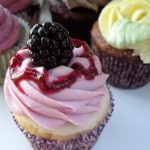 Blackberry White Chocolate Cupcakes