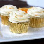 Orange White Chocolate Cupcakes
