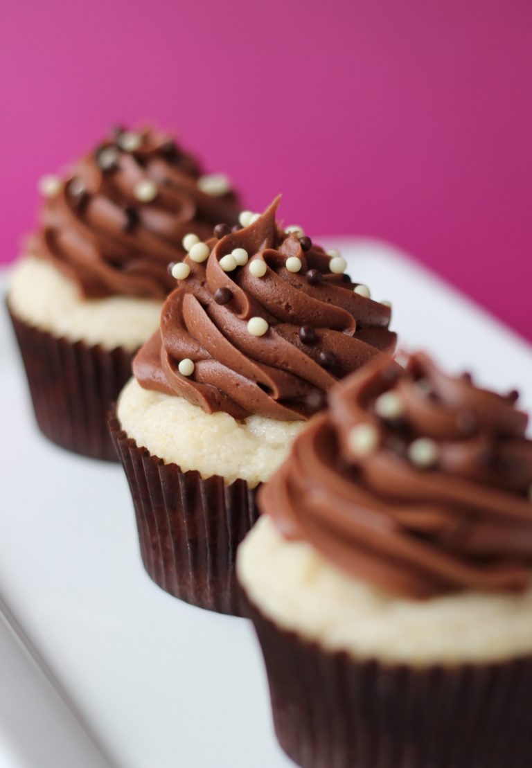 Classic Chocolate Vanilla Cupcakes