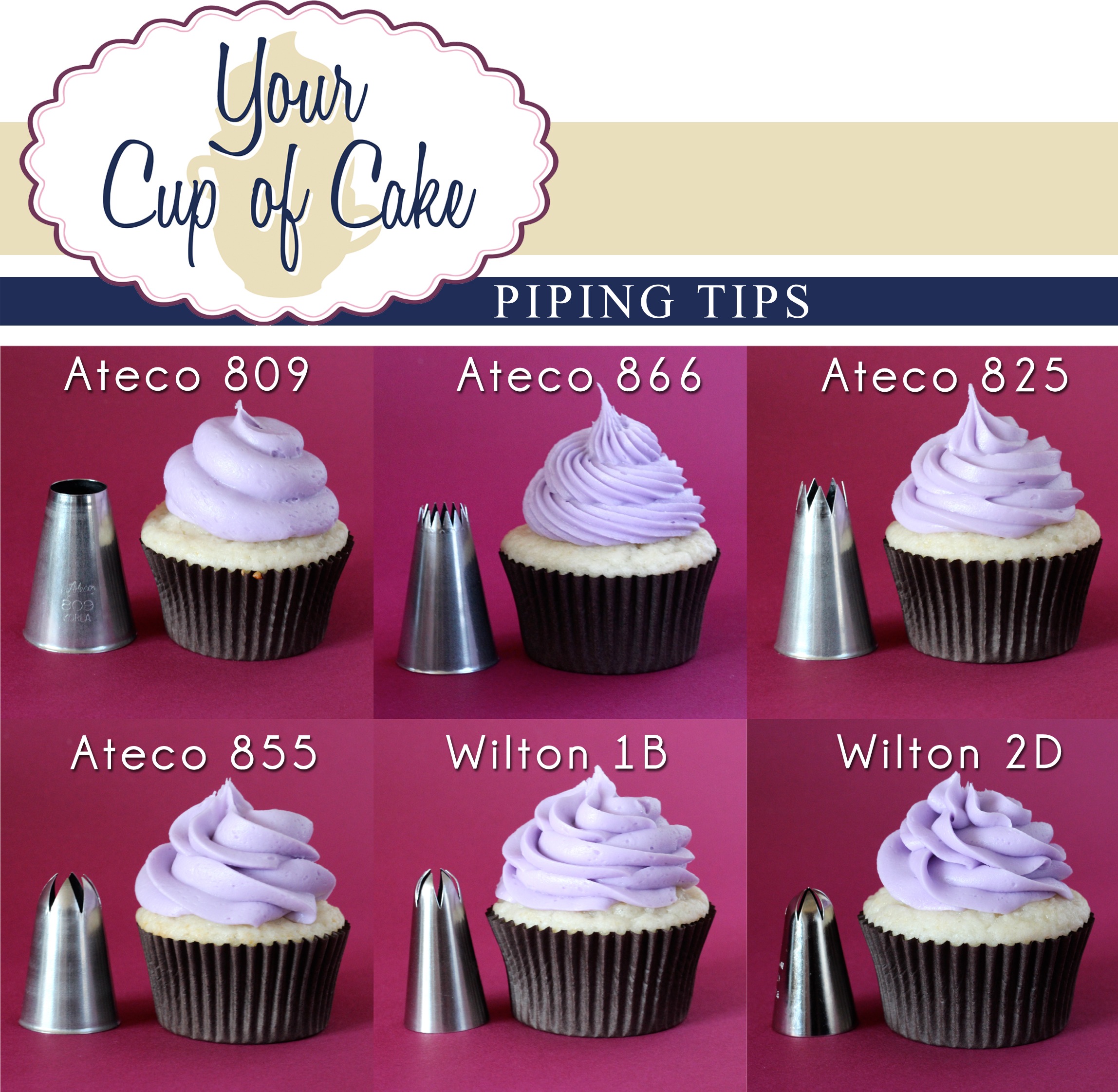 Best Cake And Cupcake Piping Tips How To Use Them I Scream, 50% OFF