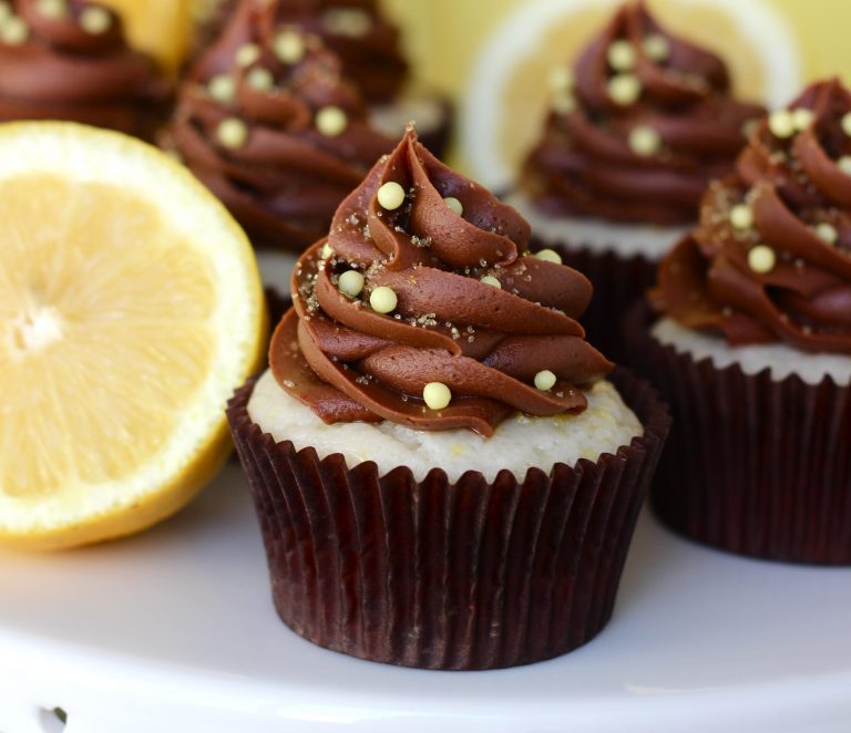 Chocolate Lemon Cupcakes