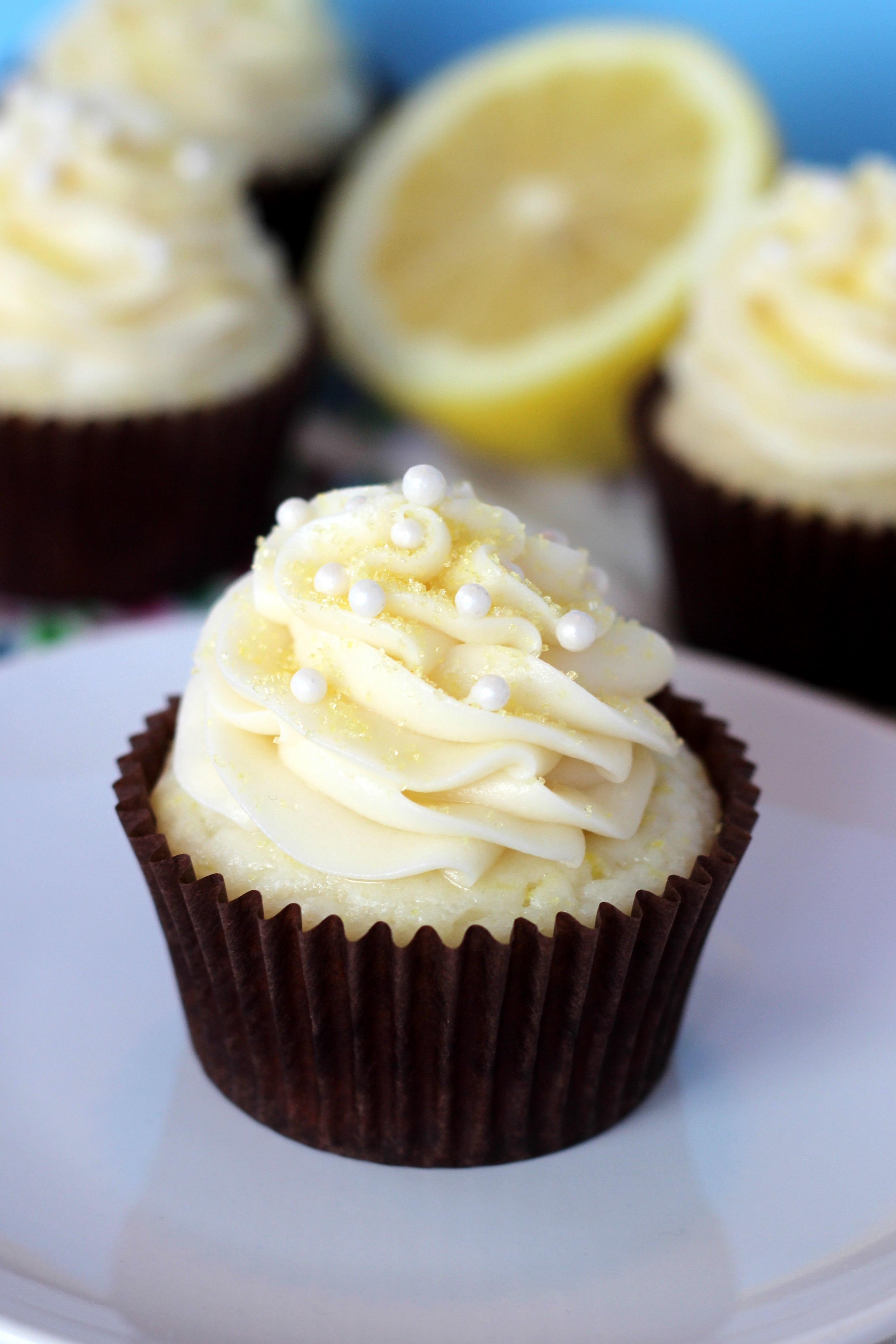 Lemon Cream Cupcakes - Your Cup of Cake