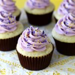 Blueberry Lemon Curd Cupcakes