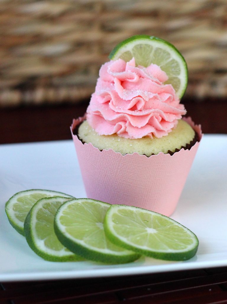Strawberry Lime Cupcakes