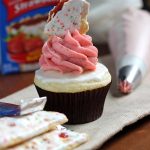 Strawberry Pop Tart Cupcakes