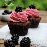 Chocolate Blackberry Cupcakes