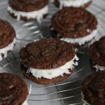 Chocolate Coconut Cookie Sandwiches