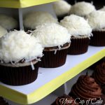 Coconut Cupcakes with Chocolate Ganache