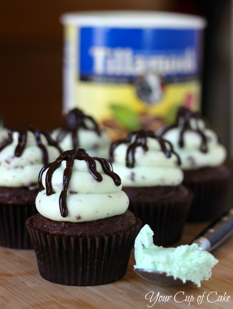 Mint Chip Cupcakes