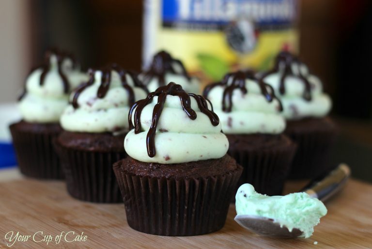 Mint Chip Cupcakes