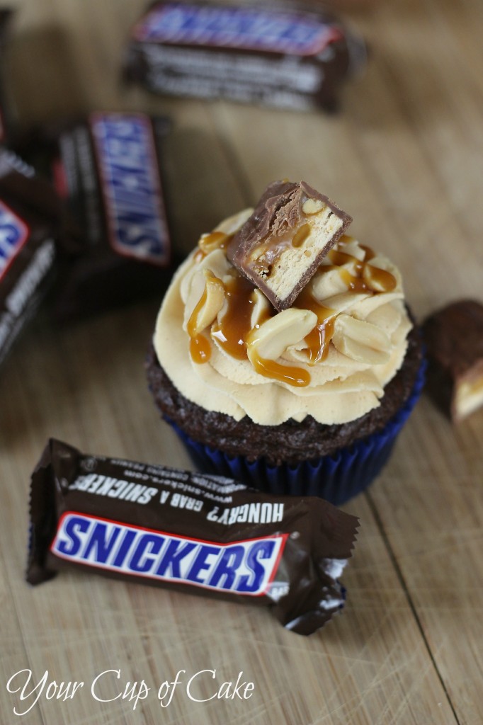 Snickers Cupcake