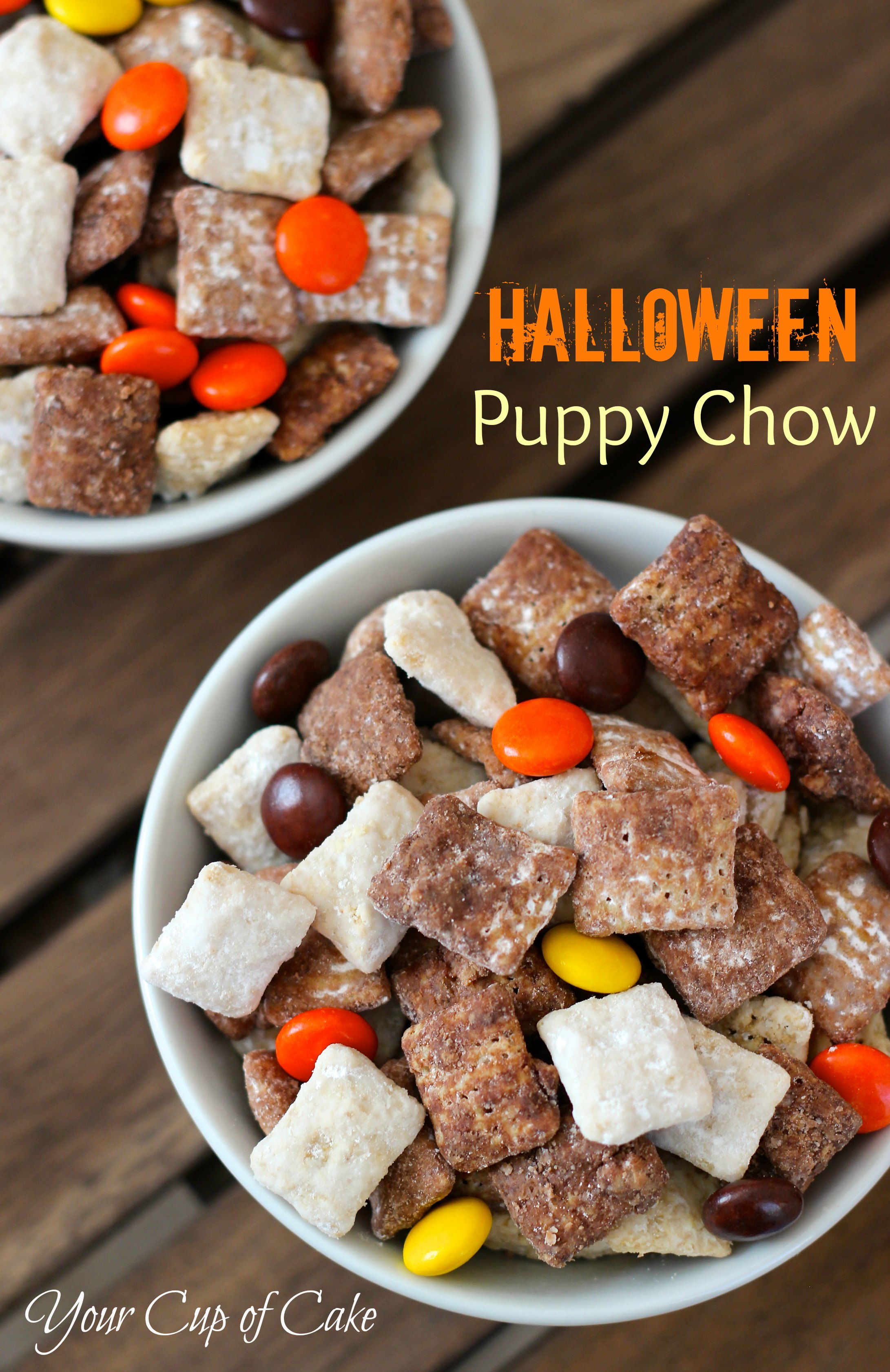 Halloween Puppy Chow - Your Cup of Cake