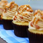 Peanut Butter Caramel Cupcakes