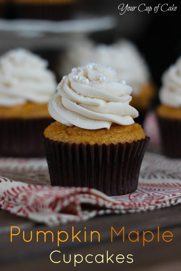 Pumpkin Maple Cupcakes
