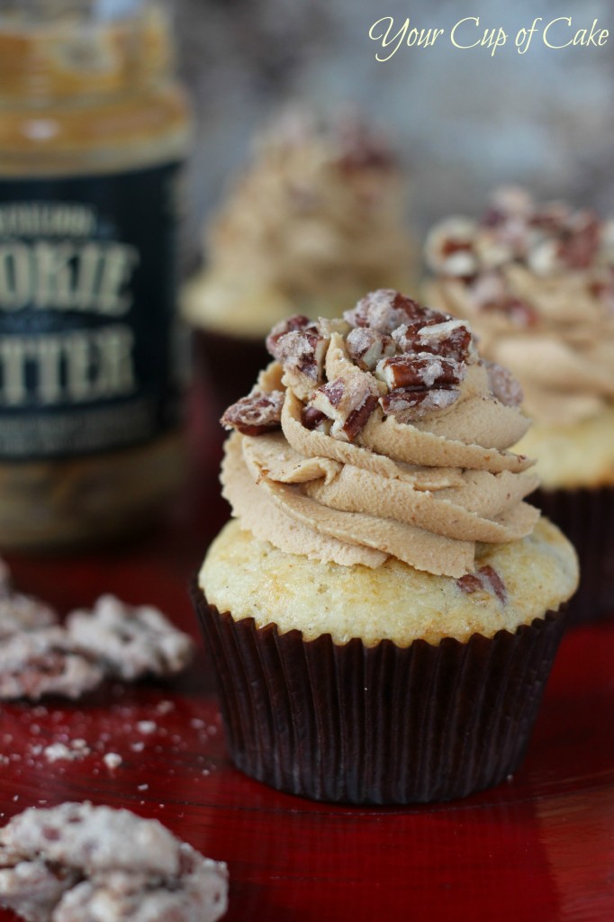 Speculoos Pecan Cupcakes