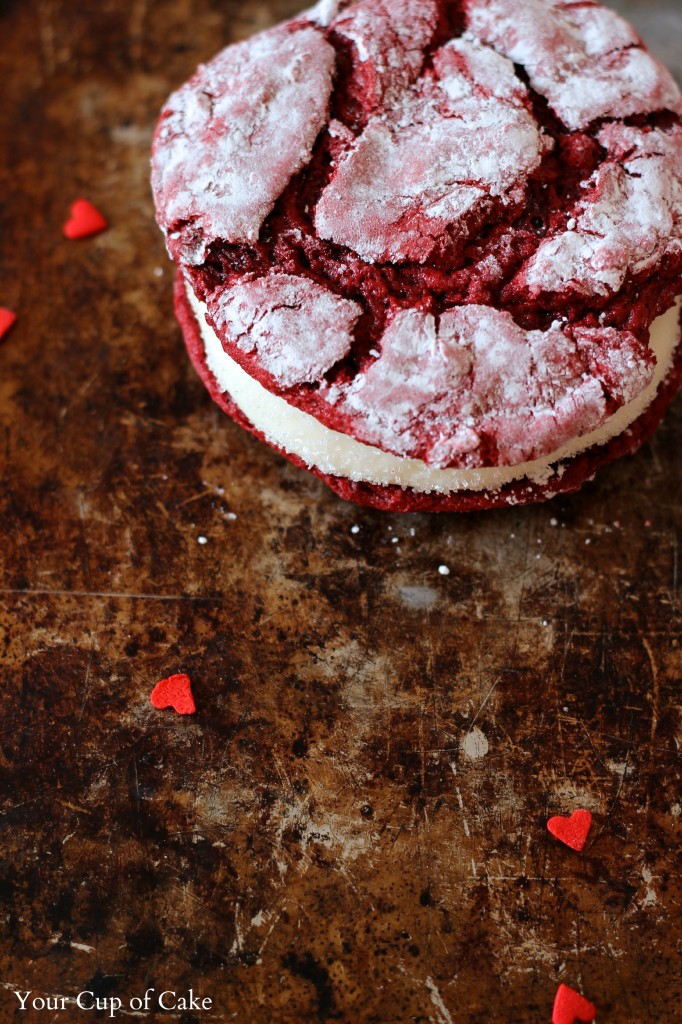 Red Velvet Cookie Sandwich