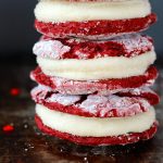 Red Velvet Cookies with Cream Cheese Filling