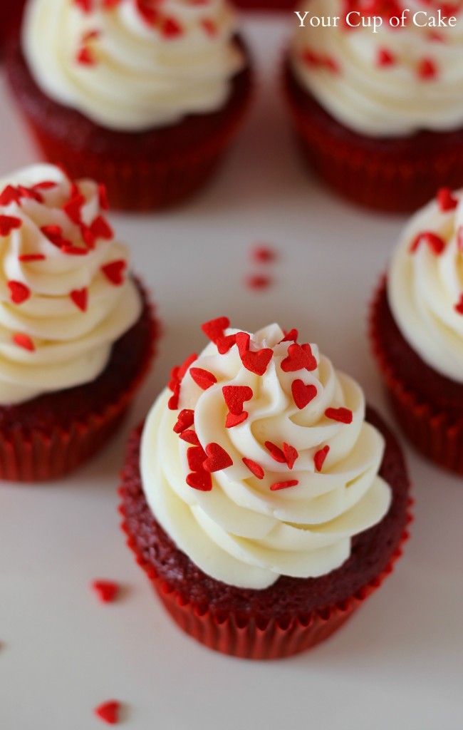 Red Velvet Cupcakes - Live Well Bake Often