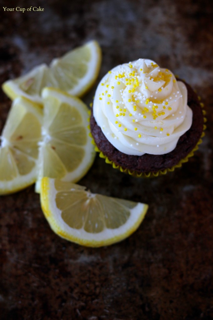 Chocolate Lemon Cupcake