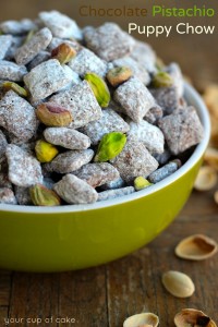 Chocolate Pistachio Puppy Chow