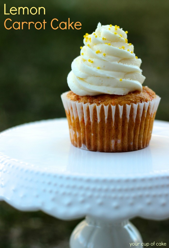 Lemon Carrot Cupcakes