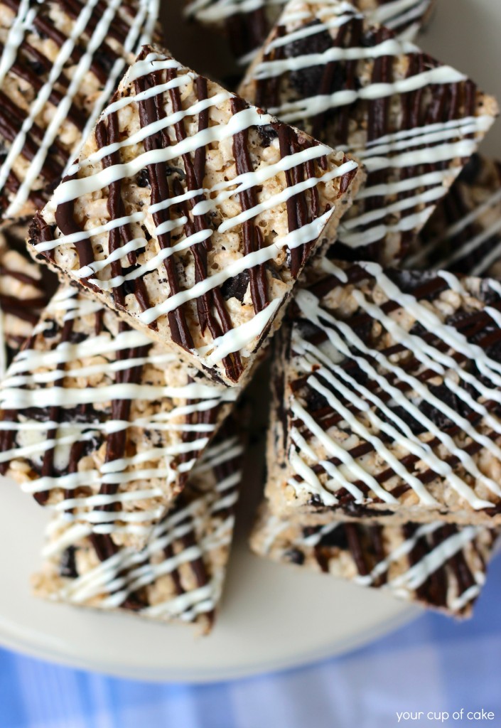 Cookies N Cream Rice Crispy Treats